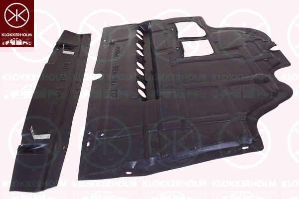 KLOKKERHOLM Motorbeschermplaat 5089795 5089795 Afdekplaat motor OPEL OMEGA KLOKKERHOLM