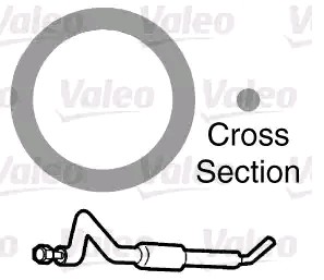 VALEO Dichtung, Kühlmittelrohrleitung 509145 509145 Kühlmittelschlauch SEAT ALHAMBRA VALEO kaufen