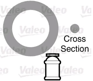 VALEO Φλάντζα, σωλήνας ψυκτικού υγρού 509169 509169 Κολάρο νερού PEUGEOT 108 VALEO