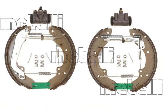 METELLI Brake Shoe Set 51-0376 METELLI 51-0376 TALBOT Express 1000-1500 Minibus drum brake shoe support pads replacement