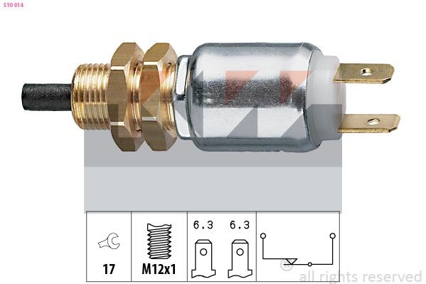 KW Stoplyskontakt 510 014 510 014 Bremselyskontakt VOLVO XC40 KW