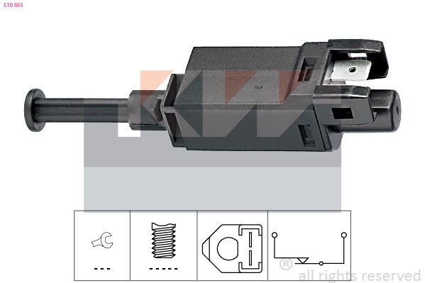 KW Brake Light Switch 510 055 SEAT CORDOBA KW brake light switch 510055