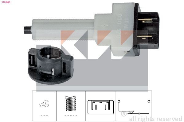 KW Bremselysbryter 510 080 510 080 Bremselysbryter SEAT EXEO KW
