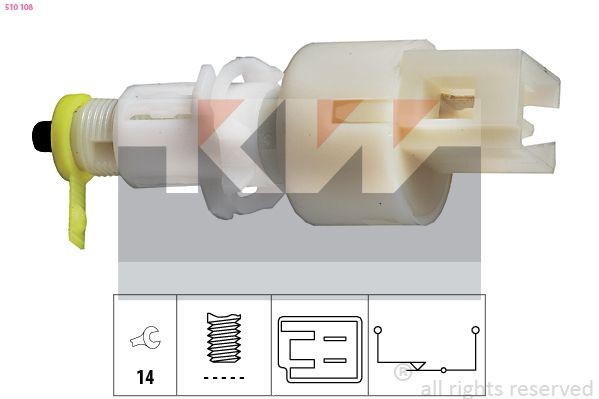 KW Remlichtschakelaar 510 108 Remlichtschakelaar KW GTV 510 108 goedkoop