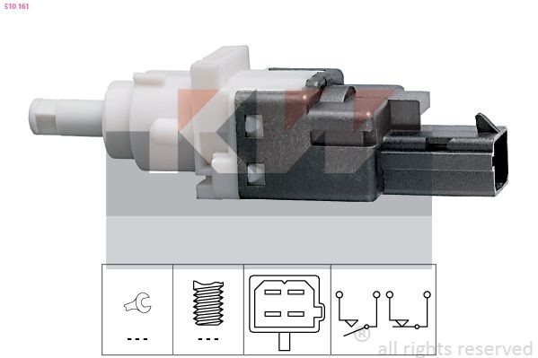 KW Bremslichtschalter 510 161 510 161 Bremspedalschalter KW CHRYSLER Kosten