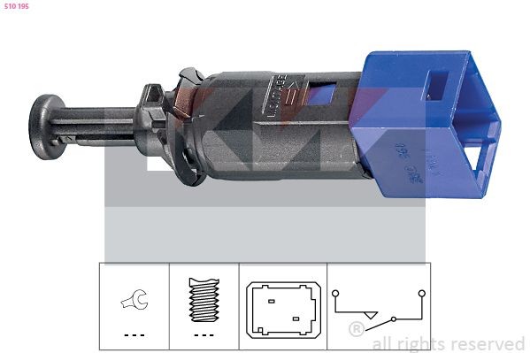 KW Brake Light Switch 510 195 510 195 KW brake light switch for RENAULT CAPTUR