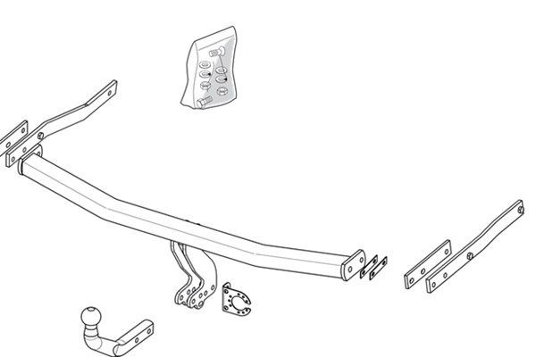 Dispositivo de reboque BRINK 512500 BRINK 512500: Bola de reboque Renault SAFRANE 2019
