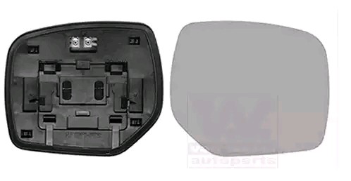 VAN WEZEL Spiegelglas, buitenspiegel 5141838 VAN WEZEL 5141838 Spiegelglas SUBARU Impreza III Station Wagon aan een voordelige prijs