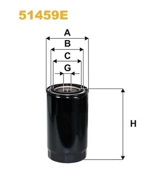 WIX FILTERS Ölfilter 51459E Motorölfilter WIX FILTERS Maserati GHIBLI 51459E