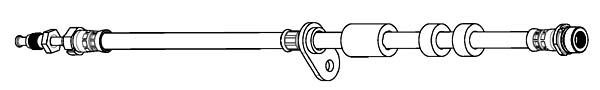 CEF Bremseslange 514646 514646 Bremseslange FORD KA CEF