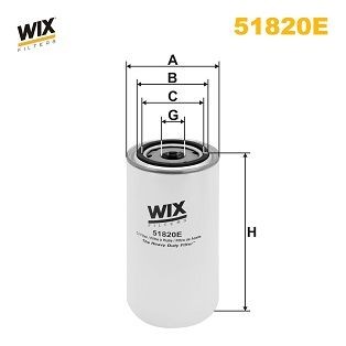 WIX FILTERS Φίλτρο λαδιού 51820E WIX FILTERS 51820E Φίλτρο λαδιού Rover 25 γνήσια