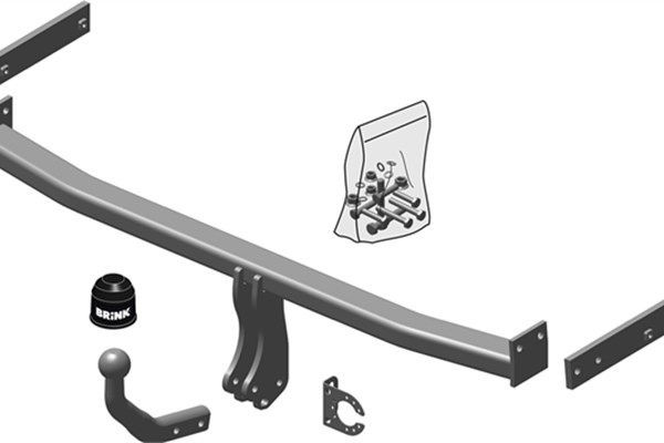 Dispositivo de reboque BRINK 518600 BRINK 518600 Gancho de reboque RENAULT GRAND SCÉNIC 2008
