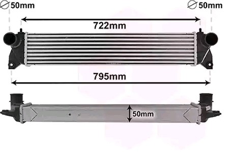 Intercooler VAN WEZEL 52004701 VAN WEZEL 52004701 Radiator intercooler SUZUKI SX4 2010