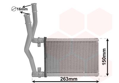 VAN WEZEL Radiateur de chauffage 52006146 VAN WEZEL 52006146 Radiateur de chauffage Suzuki SJ Cabriolet prix