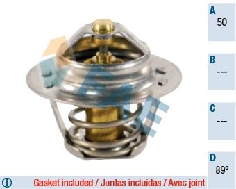 FAE Termostat, kylvätska 5205089 5205089 FAE termostathus SMART CITY-COUPE