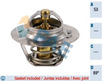 FAE Termostat, kølemiddel 5205689 5205689 Motor termostat OPEL CORSA FAE