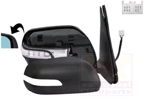 VAN WEZEL Ārējais atpakaļskata spogulis 5250828 VAN WEZEL 5250828 Ārējais atpakaļskata spogulis