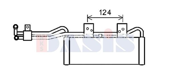 AKS DASIS Radiatore olio, Cambio automatico 526000N AKS DASIS 526000N Radiatore olio cambio automatico Hyundai Terracan HP originale prezzo