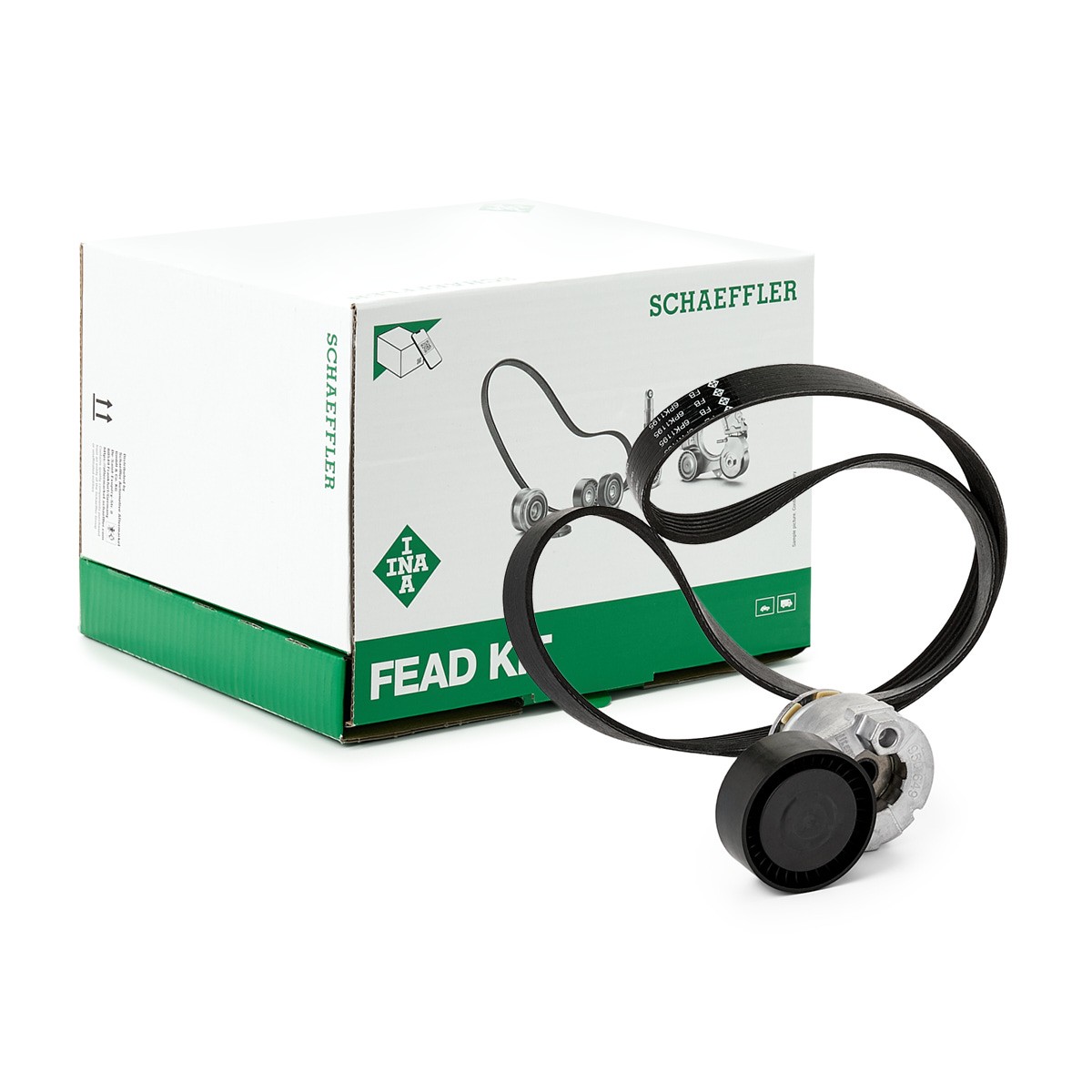 INA Kit Cinghie Poly-V 529 0117 10 INA 529 0117 10 Kit cinghie poly-v HYUNDAI KONA originali