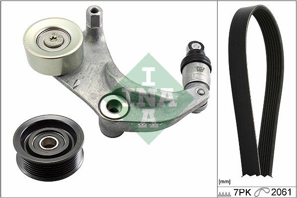 INA Jogo de correias trapezoidais estriadas 529 0153 10 INA 529 0153 10 Jogo de correias trapezoidais estriadas Civic X Hatchback (FC,FK) originais preço