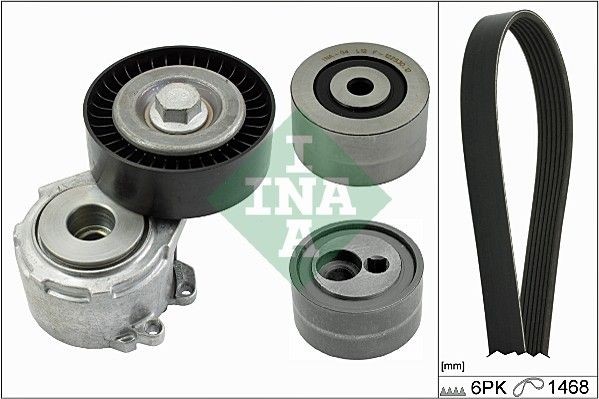 INA Kit Cinghie Poly-V 529 0156 10 INA 529 0156 10 Kit cinghie poly-v Peugeot 406 Sedan originale prezzo