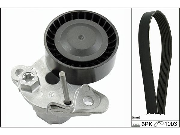 Poly V-riem set INA 529 0159 10 INA 529 0159 10: Accessoireriem Audi A3 2020