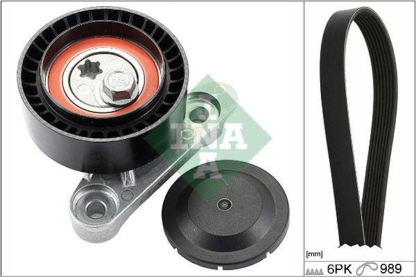 INA Zestaw paska klinowego wielorowkowego 529 0160 10 INA 529 0160 10 Paski Citigo Hatchback 2013
