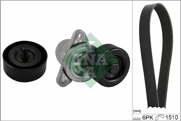 INA Σετ ιμάντων poly-V 529 0215 10 529 0215 10 Σετ ιμάντων poly-v KIA PICANTO INA
