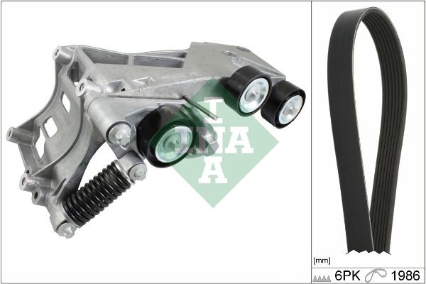 INA Poly V-riem set 529 0233 10 INA 529 0233 10 originele Multiriem set Mercedes A-Klasse W169 kosten