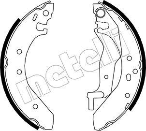 METELLI Bromsbacksats 53-0006 Rover 25 RF Bromsbackar METELLI 53-0006