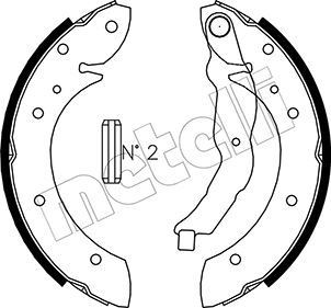 METELLI Sada brzdových čeľustí 53-0015 METELLI 53-0015 Brzdové čeluste BMW E36 Compact cena