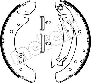 METELLI Σετ σιαγόνων φρένων 53-0072 METELLI 53-0072 γνήσια Σιαγώνες Fiat Ducato 230 Microbus κόστος