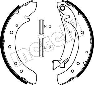 METELLI Brake Shoe Set 53-0073 53-0073 METELLI brake shoes for PEUGEOT 207