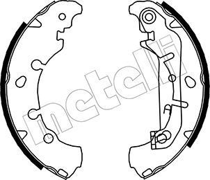 METELLI Remschoenset 53-0136 53-0136 Remschoenen FORD MONDEO METELLI