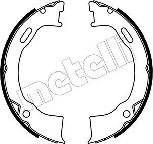 METELLI Ganasce freno a mano 53-0146 METELLI 53-0146 Ganasce freno a mano FORD USA F-150 Mk12 Standard Cab Pick-up originali prezzo