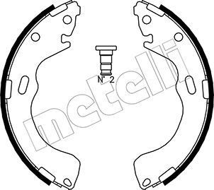 METELLI Bremsebakkesæt 53-0216 METELLI 53-0216 Escort Mk3 Sedan Tromlebremser pris