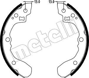 METELLI Σετ σιαγόνων φρένων 53-0220 METELLI 53-0220 Σετ σιαγόνων φρένων KIA Sorento III (UM) 2.2 CRDi 4WD 200 PS 2016
