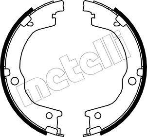 METELLI Sada brzd. čeľustí parkov. brzdy 53-0230 53-0230 Čeľustí parkovacej brzdy HYUNDAI TUCSON METELLI
