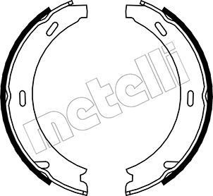 METELLI Bremseskosett, håndbrems 53-0233 METELLI 53-0233 Håndbrekksko Mercedes Benz W124 pris