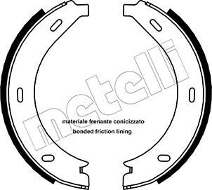 METELLI Handbromsbackar 53-0236 53-0236 METELLI handbromsbackar Mercedes CLS