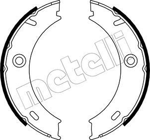 METELLI Handbromsbackar 53-0240 53-0240 METELLI handbromsbelägg MERCEDES-BENZ CLS