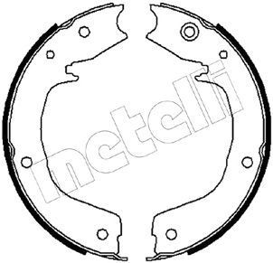METELLI Mâchoires de frein à main 53-0267 METELLI 53-0267 Garniture de frein à main Mitsubishi Pajero V60 prix