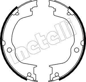 Sada brzd. čeľustí parkov. brzdy METELLI 53-0317 METELLI 53-0317: Čeľustí parkovacej brzdy Vauxhall ANTARA 2015