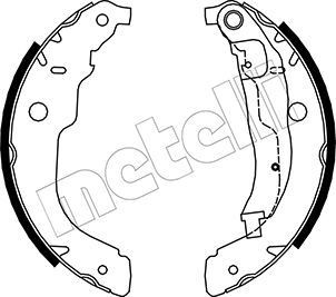 METELLI Bremsebakkesæt 53-0333 53-0333 Bremsebakkesæt PEUGEOT 208 METELLI