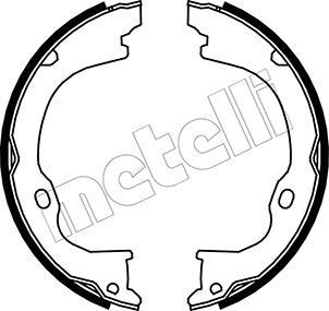 METELLI Jogo de maxilas de travão, travão de estacionamento 53-0363 METELLI 53-0363 Maxilas de travão de mão Jeep Cherokee KK preço