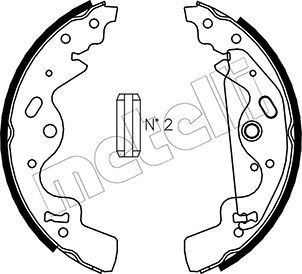 METELLI Remschoenset 53-0370 53-0370 Remschoenen METELLI ALFA ROMEO 1750-2000