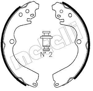 Remschoenset METELLI 53-0383 METELLI 53-0383 Remschoenen SUBARU FORESTER 2005