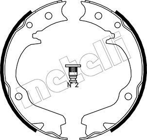 METELLI Σετ σιαγόνων φρένων, χειρόφρενο 53-0386 53-0386 METELLI Σιαγωνες φρενων Chevrolet φθηνά