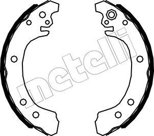 METELLI Sada brzdových čeľustí 53-0523 METELLI 53-0523 Sada brzdových čeľustí Toyota Corolla NRE180 cena