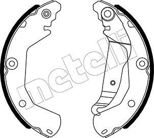 METELLI Brake Shoe Set 53-0554 53-0554 METELLI brake shoes for CHEVROLET AVEO